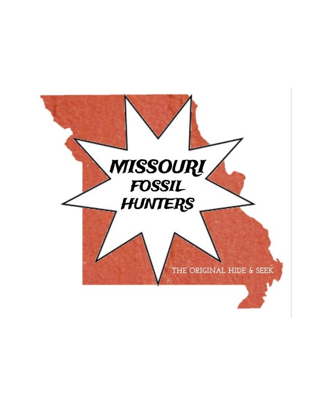 The Missouri Fossil Hunters logo, a star over the outline of Missouri.